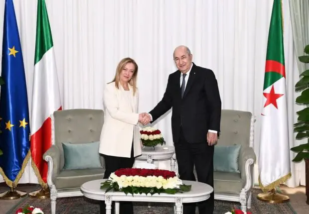 Le président Tebboune reçoit un appel de la Première ministre italienne