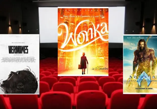 Wonka, Aquaman 2 et Vermines au cinéma Garden City ces 25 et 26 janvier