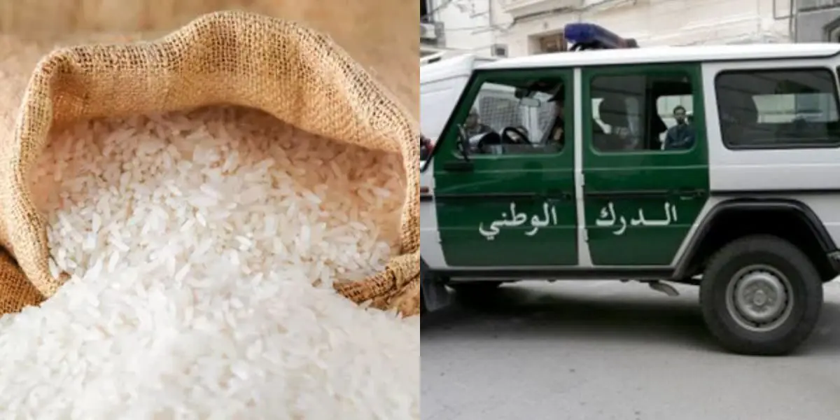La gendarmerie nationale saisie 505,5 tonnes de riz à Boumerdes