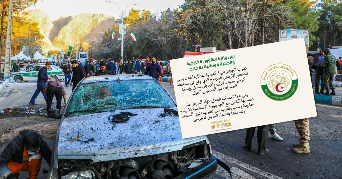 L’Algérie « condamne fermement » l’attentat terroriste en Iran (communiqué du MAE)