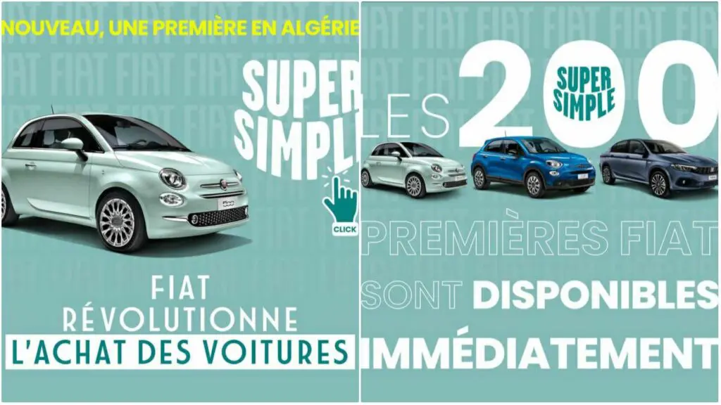 Simplifier l’achat d’un véhicule FIAT en Algérie : lancement d’un nouveau service