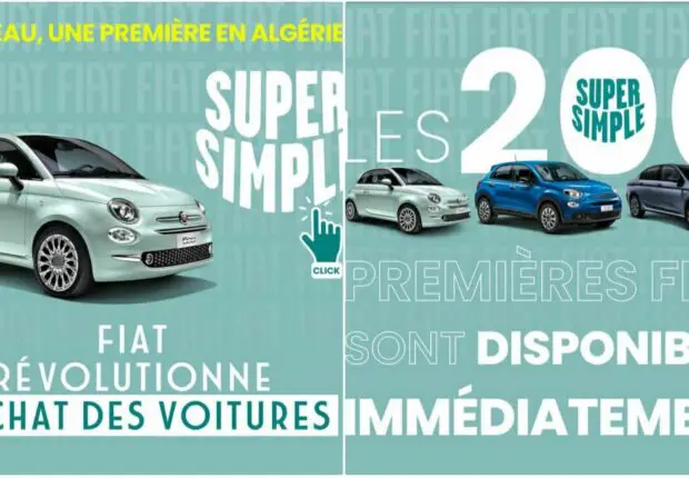 Simplifier l’achat d’un véhicule FIAT en Algérie : lancement d’un nouveau service