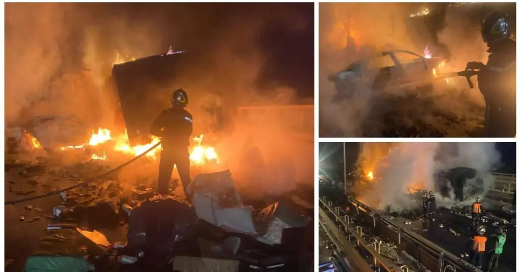 Accident de la route : un incendie routier dévastateur fait 5 victimes à Ain Defla