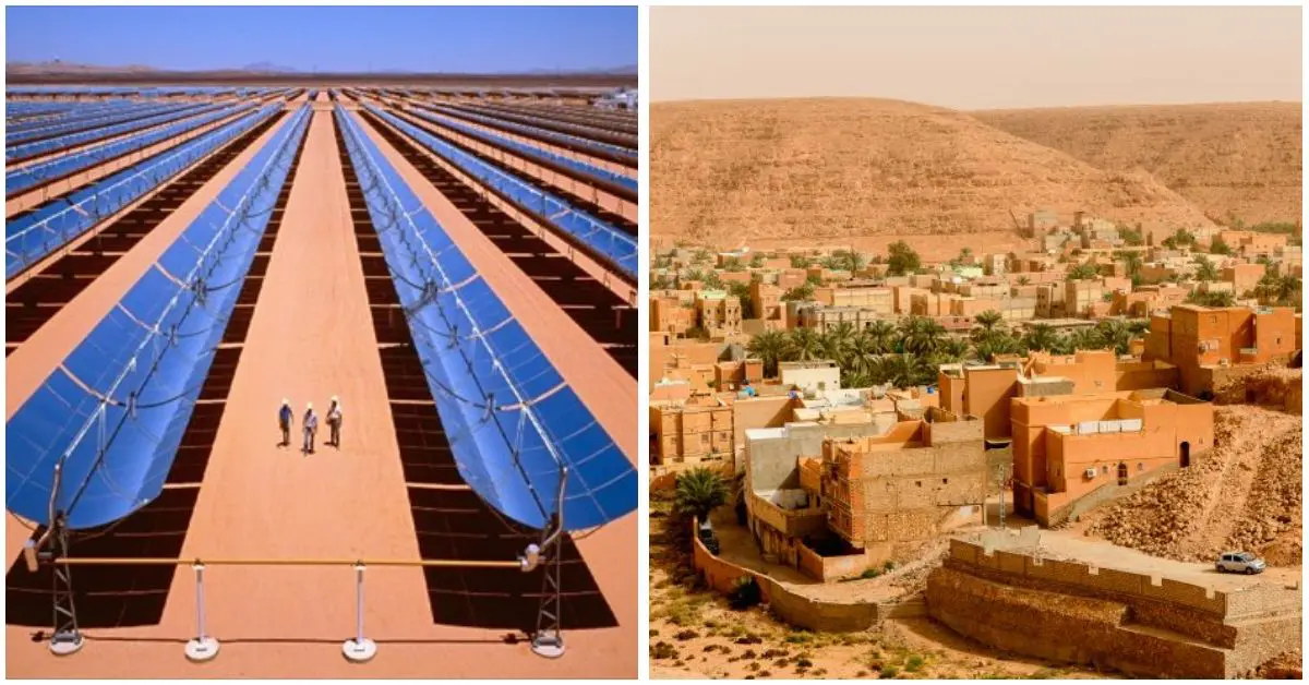 Tamadjert, le 1ᵉʳ village algérien alimenté à l’énergie solaire à 100 %