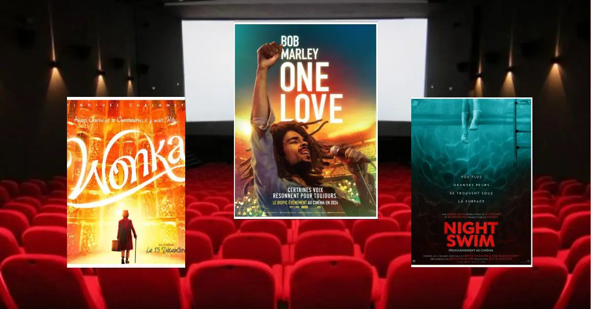 Bob Marley, Night Swim et Wonka au cinéma Garden City ces 15, 16 et 17 février