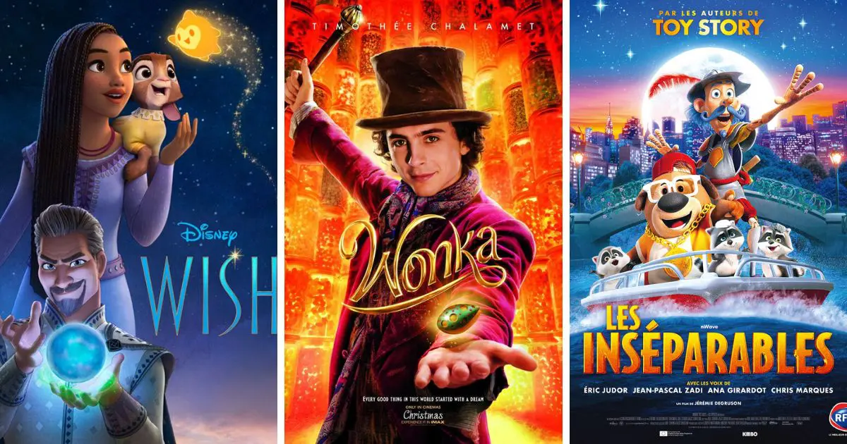 Les inséparables, Wonka, Wish.. Plein de magie au Cinéma Garden City ces 23 et 24 février