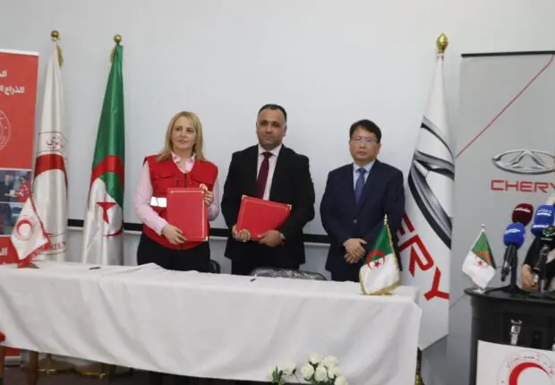 Actions humanitaires: Chery Algérie signe une convention avec le Croissant rouge algérien