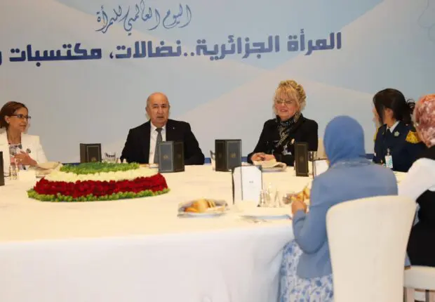 8 mars : Tebboune honore des Moudjahidates et des Algériennes de divers secteurs