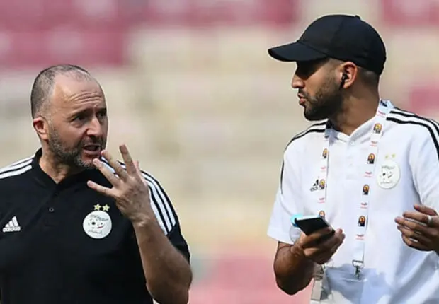 Riyad Mahrez envoie un message émouvant à Djamel Belmadi