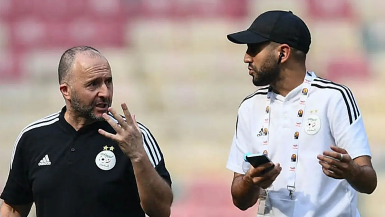Riyad Mahrez envoie un message émouvant à Djamel Belmadi