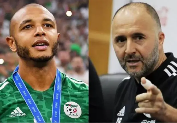 Brahimi a-t-il refusé de serrer la main à Belmadi ? La vidéo enflamme la toile
