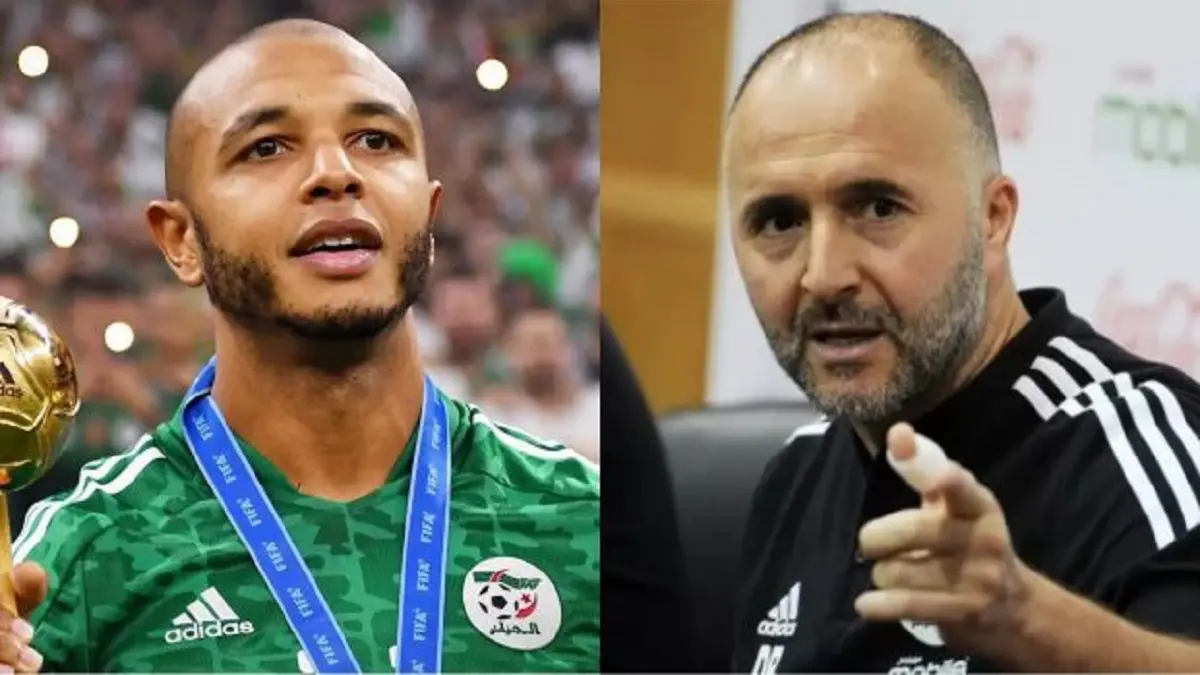 Brahimi a-t-il refusé de serrer la main à Belmadi ? La vidéo enflamme la toile