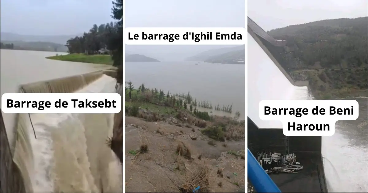 Barrages en Algérie : le taux de remplissage au plus haut depuis 3 ans