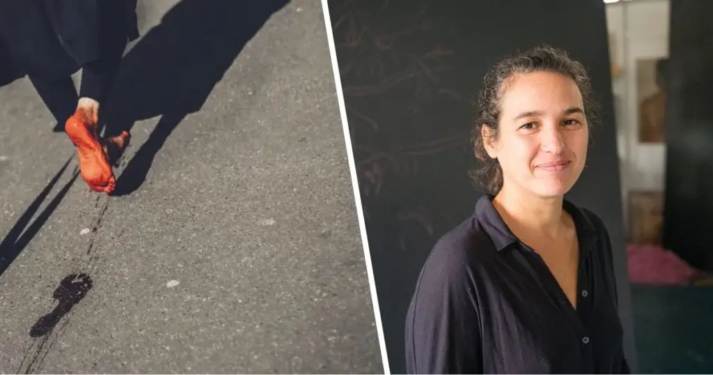 Paris : Dalila Dalléas, artiste franco-algérienne, dénonce le génocide en Palestine