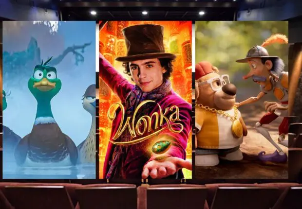 Migration, Wonka et Les Inséparables au Cinéma Garden City, ces 28, 29, 30 et 31 mars.