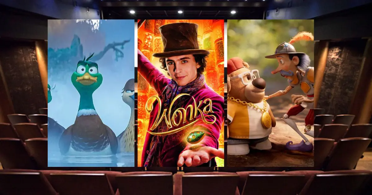Migration, Wonka et Les Inséparables au Cinéma Garden City, ces 28, 29, 30 et 31 mars.
