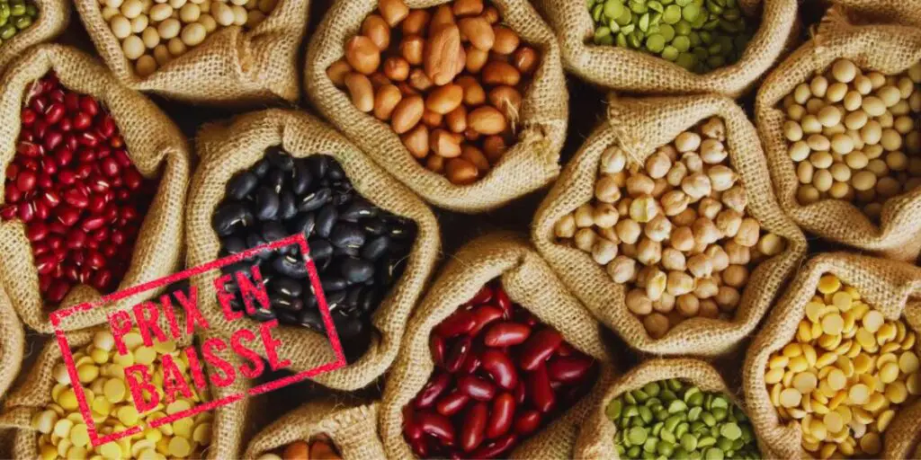 L’OAIC annonce la baisse des prix des légumes secs : voici les nouveaux tarifs