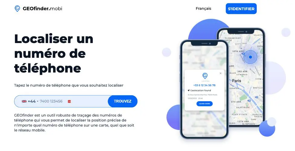 GEOfinder est une application qui permet de localiser et/ou suivre le téléphone portable GEOfinder est une application qui permet de localiser et/ou suivre le téléphone portable