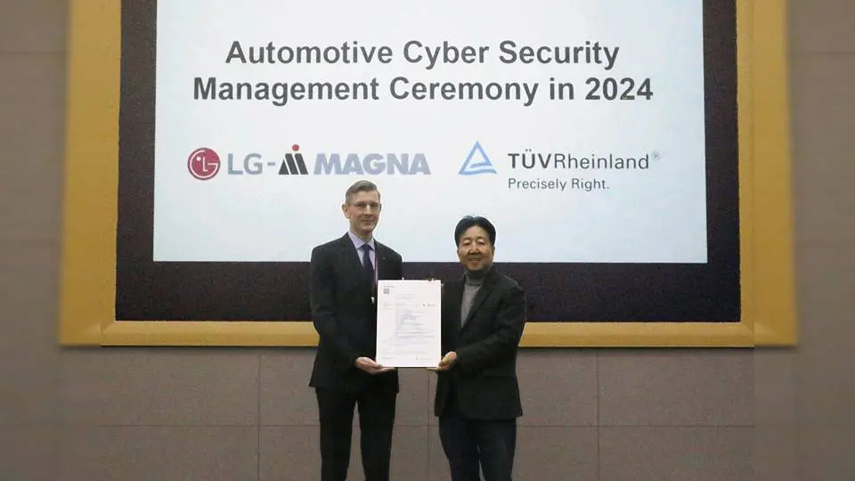 LG Magna obtient la certification du système de gestion de la cybersécurité