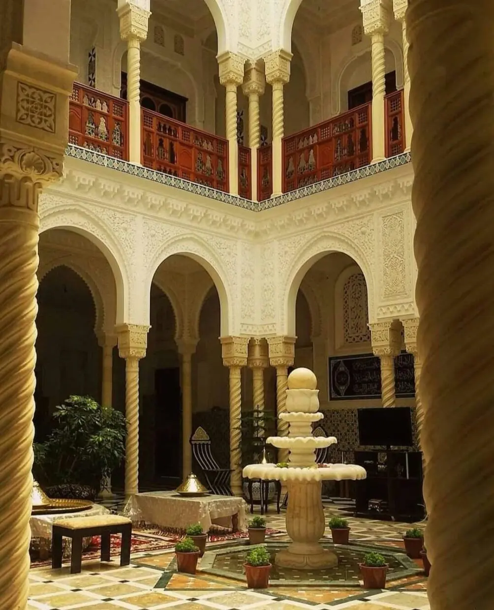 Aperçu de l'intérieur d'une maison de la Casbah