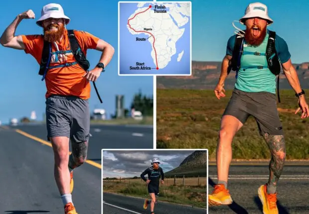 Le globe-trotteur Russell Cook sillonne l’Algérie en course à pied