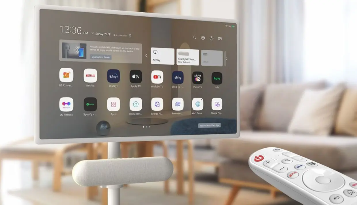 LG Electronics annonce le lancement mondial du LG StanbyME Speaker