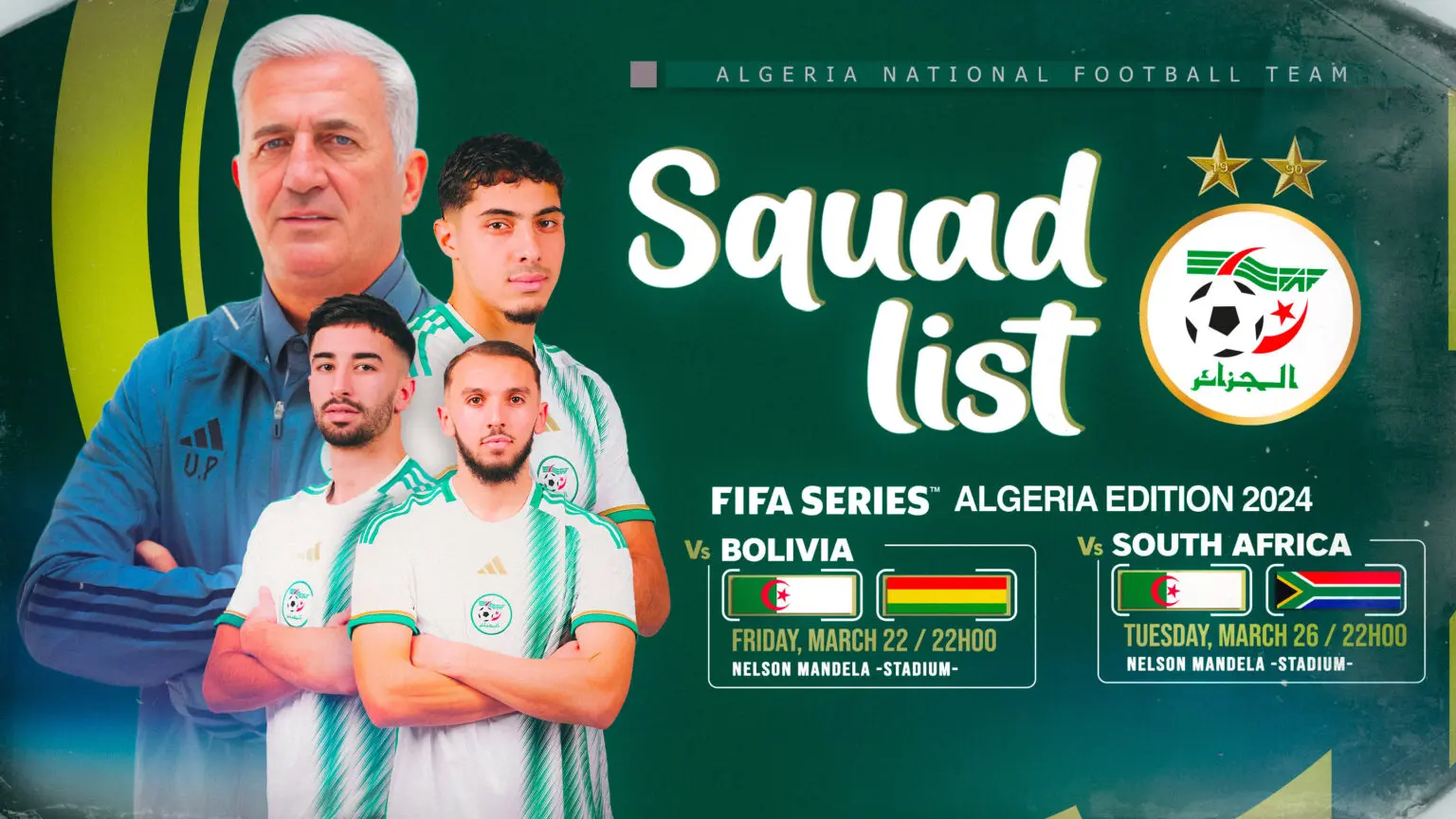 Liste de Petkovic : 2 surprises, retour des bannis, pas de Belaïli, Mahrez et Slimani