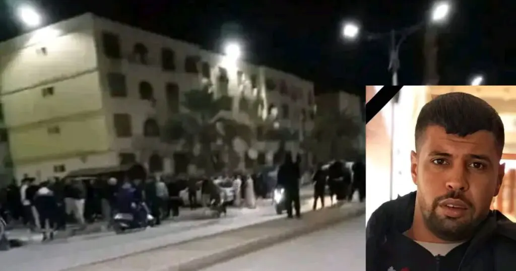 Biskra sous le choc : un tireur à moto cagoulé assassine un jeune homme en pleine rue