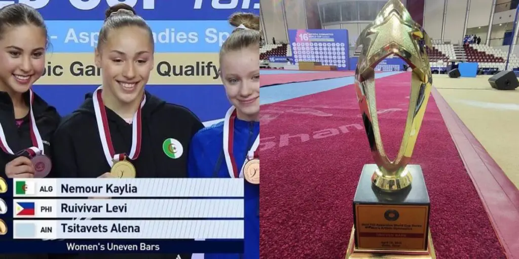 Kaylia Nemour, la gymnaste algérienne décroche la médaille d&rsquo;Or à Doha 2024