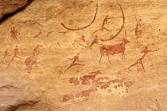 Peintures rupestres découvertes dans le parc naturel du Tassili N'ajjer