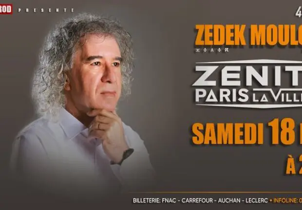 Zedek Mouloud revient au Zénith de Paris pour célébrer ses 40 ans de carrière