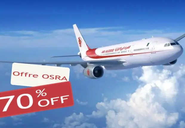 Air Algérie : jusqu’à 70 % de réduction via l’offre OSRA