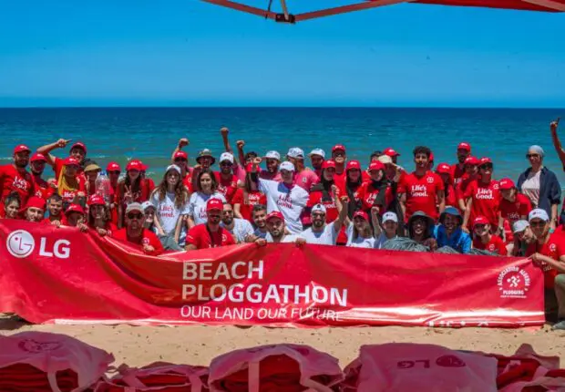LG Electronics Algérie renforce son engagement environnemental avec « BEACH PLOGGATHON »
