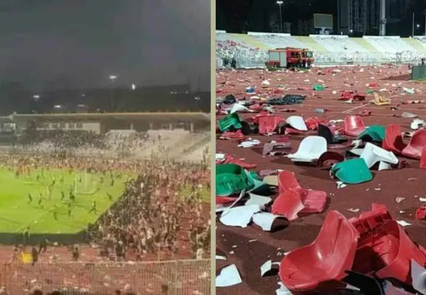 Graves incidents au stade Hamlaoui de Constantine après le match CSC – USMA (vidéos)