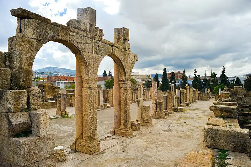 Ruines romaines à Tébessa