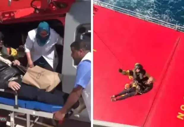 Sauvé in extremis par les garde-côtes algériens : un marin azerbaïdjanais évacué en mer