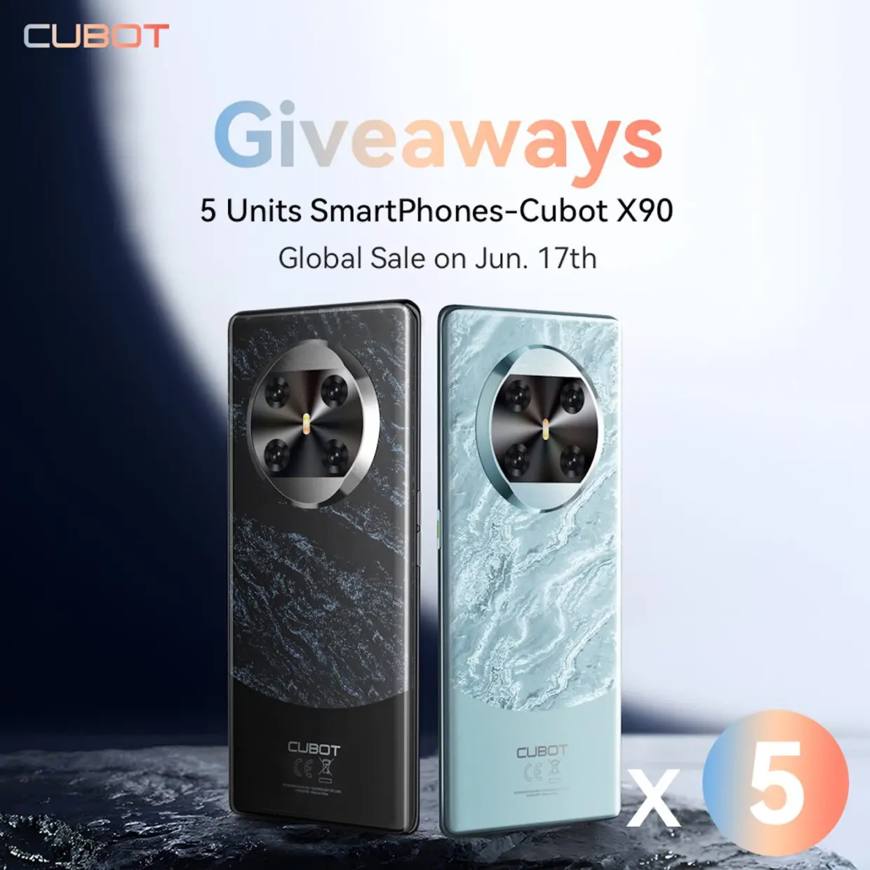 préparez-vous pour un événement de giveaway excitant ! Cubot offre cinq smartphones X90 à des participants chanceux préparez-vous pour un événement de giveaway excitant ! Cubot offre cinq smartphones X90 à des participants chanceux