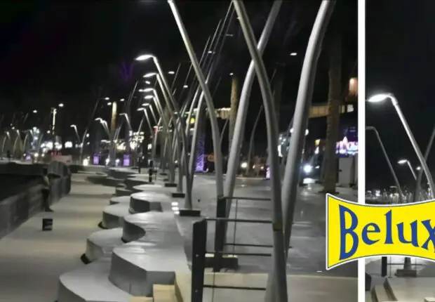 Tourisme nocturne en Algérie : BELUX illumine le front de mer de Mostaganem