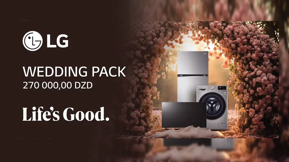 LG Algérie présente son pack exceptionnel pour les mariés au Salon du Mariage 2024