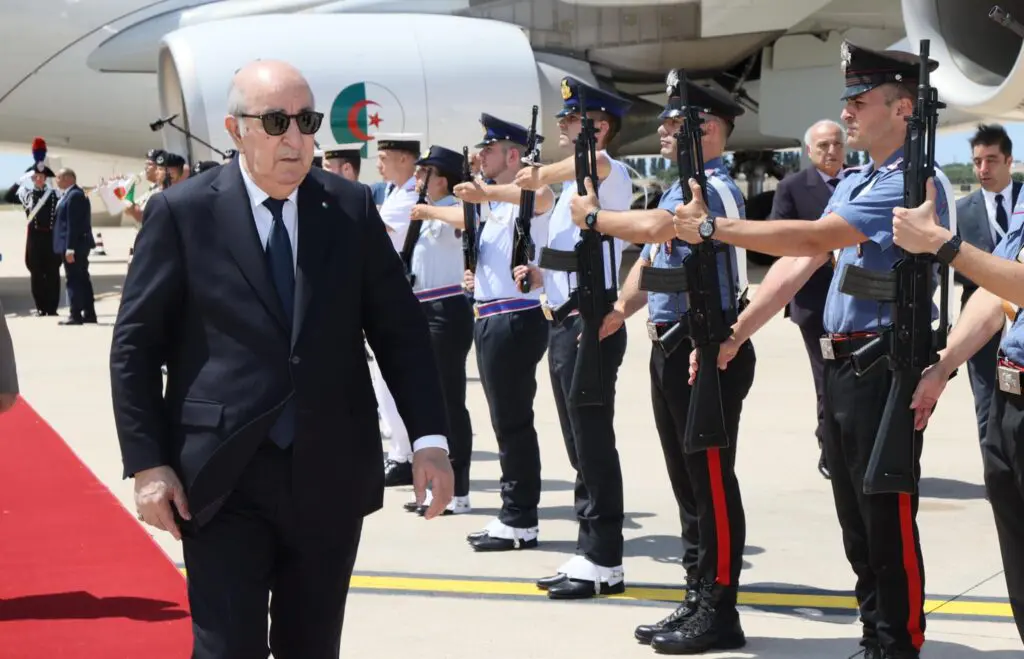 Arrivée de Tebboune en Italie pour participer au Sommet du G7 (Vidéo)