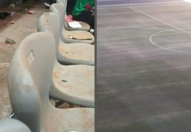 L’état lamentable du nouveau stade Nelson Mandela