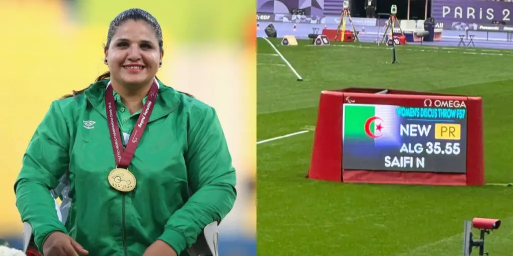 Jeux Paralympiques de Paris 2024 : Nassima Saifi décroche l&rsquo;or pour l&rsquo;Algérie au lancer de disque