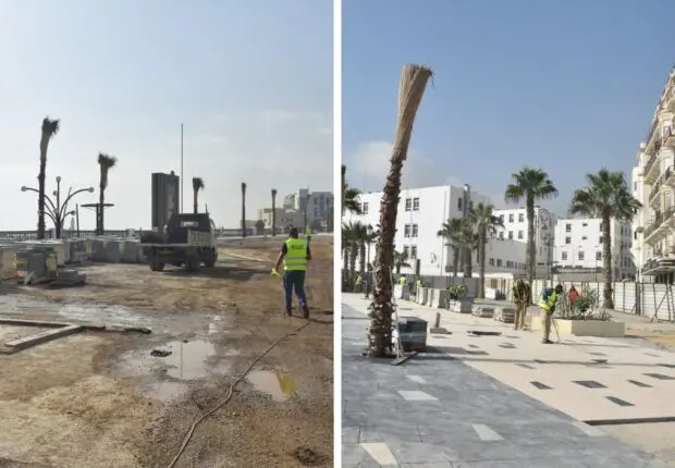 La corniche d&rsquo;Alger en pleine métamorphose :  Les travaux de la façade maritime s&rsquo;accélèrent