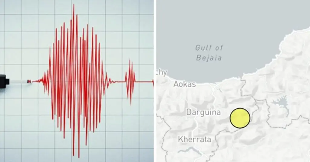 Tremblement de terre en Algérie : Béjaïa secouée par un séisme de magnitude 3,5 ce samedi 17 août