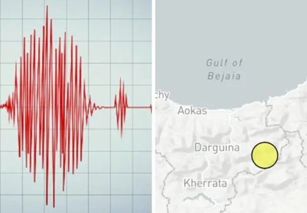 Tremblement de terre en Algérie : Béjaïa secouée par un séisme de magnitude 3,5 ce samedi 17 août