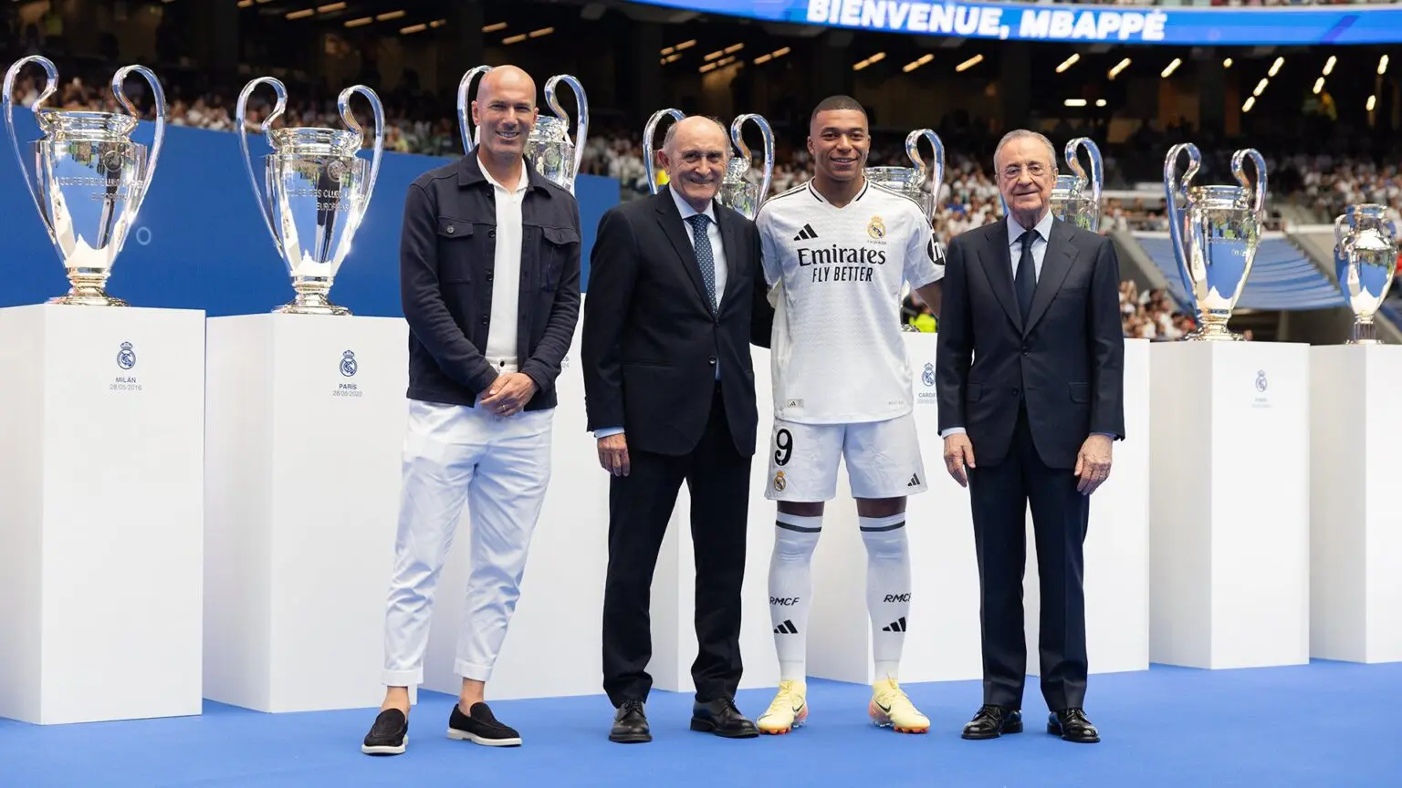 Tout sur la présentation de Mbappé au Santiago Bernabeu