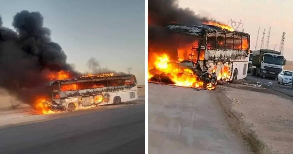 Douleur immense à Touggourt : un terrible accident fait 7 morts carbonisés, dont des enfants