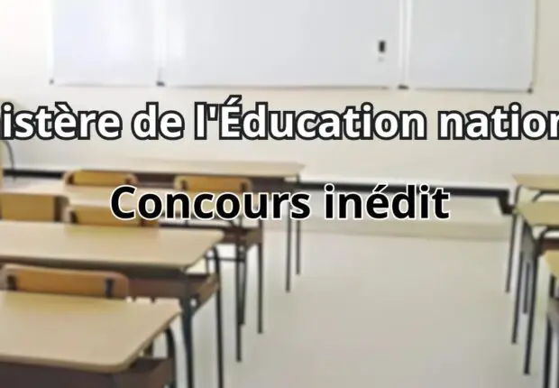 Une 1ʳᵉ dans l&rsquo;histoire de l&rsquo;Éducation Nationale : Un concours inédit ouvre ses portes le 09/11
