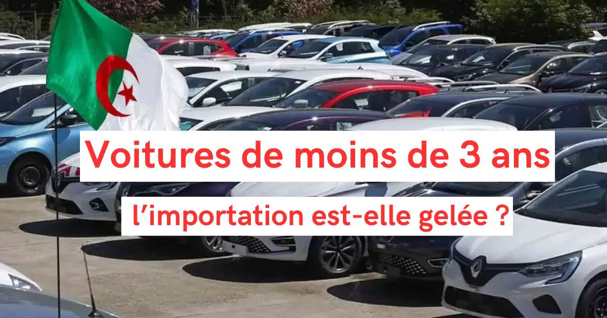 L’importation de voitures de moins de 3 ans est-elle gelée ? L’APOCE apporte des précisions