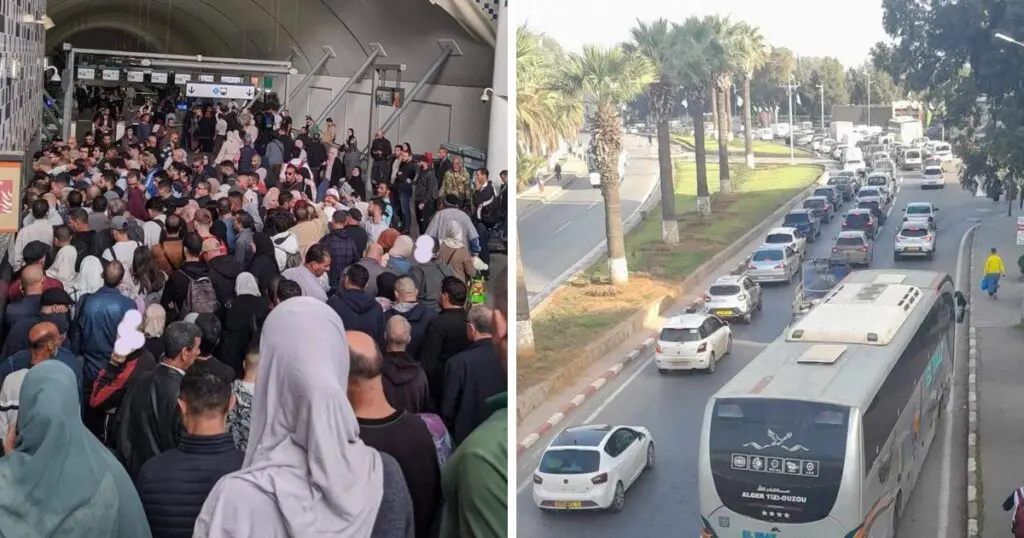 Embouteillages monstres, métro bondé : à Alger, la semaine du 1er novembre s’annonce infernale